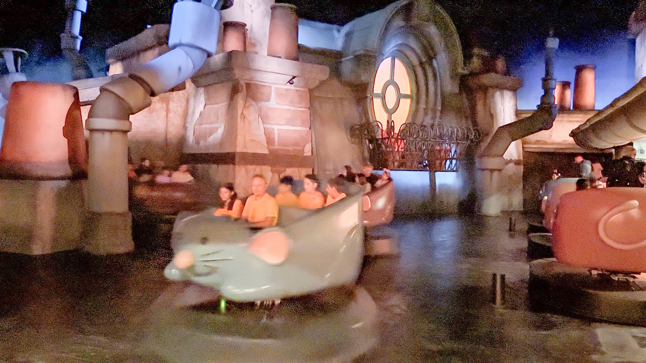 Ratatouille Ride in Paris - Trackless Dark Ride POV - Walt Disney Studios