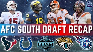 AFC South NFL Draft Recap | Titans, Colts, Texans, Jaguars 2021 Draft Grades