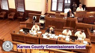 10-22-2024 Commissioners Court of Karnes County Texas