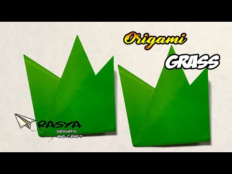 DIY Artificial Grass, How To Make Artificial Paper Grass At Home