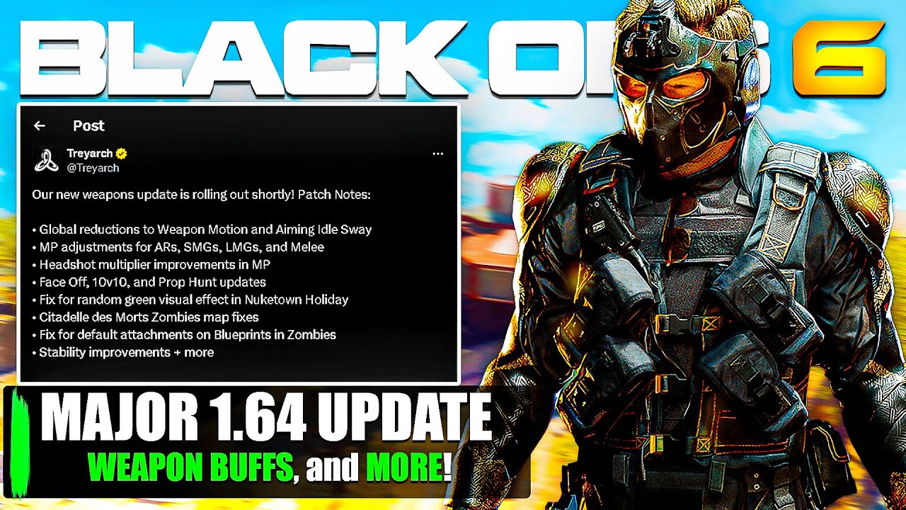 Black Ops 6 SURPRISE 1.64 UPDATE! Everything You Need To Know - YouTube