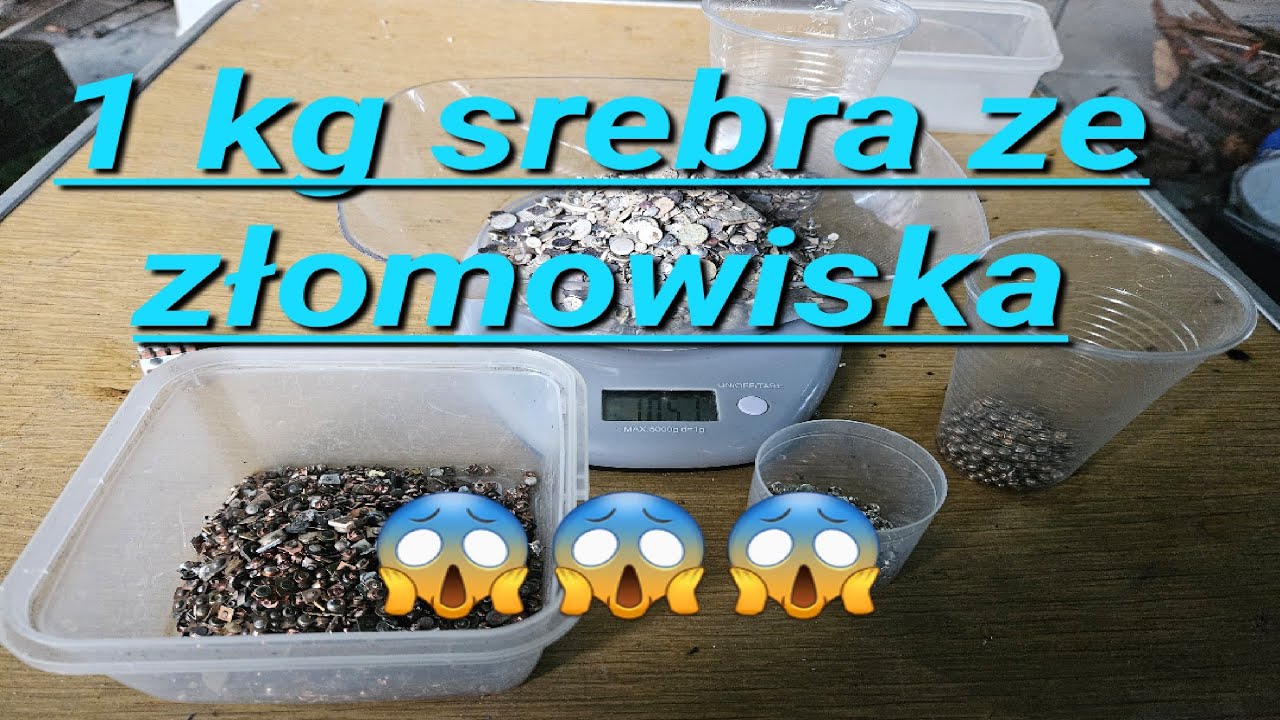 1kg srebra ze złomowiska
