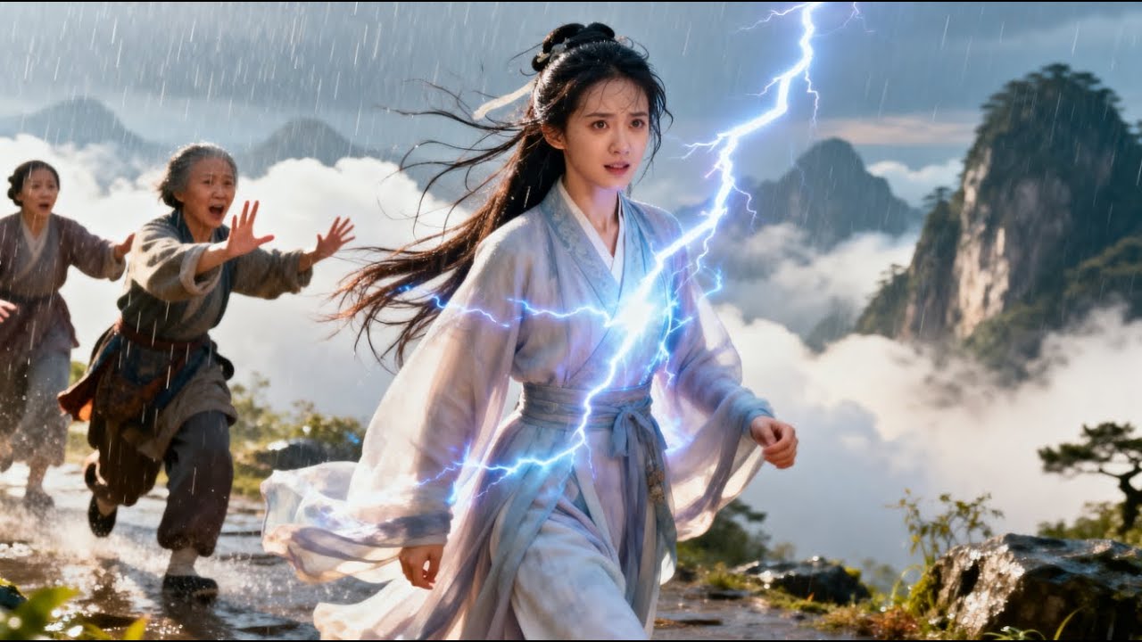 Scorned real daughter, lightning-struck, awakens immortal power, cuts ties, reborn!