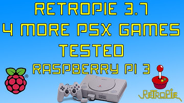 Retropie 3.7 4 More PSX PlayStation 1 Games Tested Raspberry pi 3