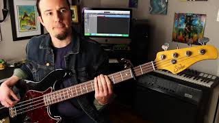 Opeth Windowpane bass cover/lesson with TABs - TC Electronic Spectra Drive demo - Suhr J Classic