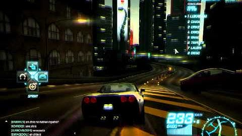 NFS World - Corvette Z06 gameplay