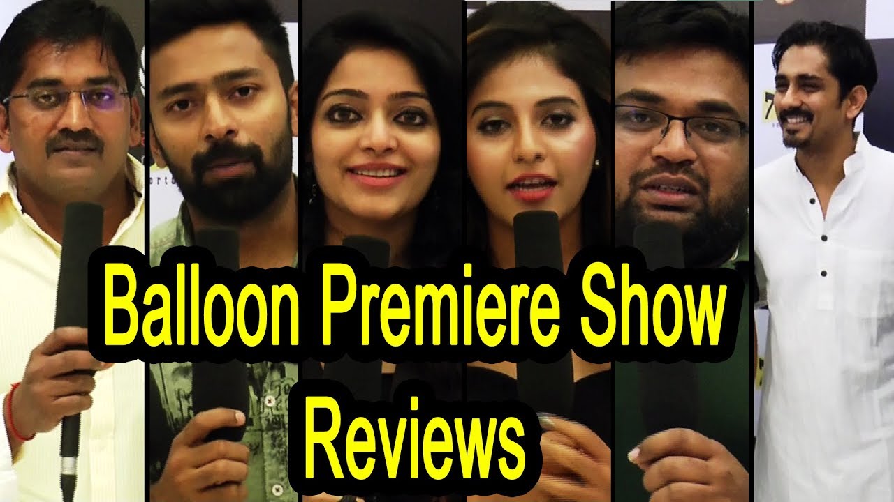 Balloon Movie Celebrity Show Premiere | Balloon Movie Review | Anjali ,Janani iyer