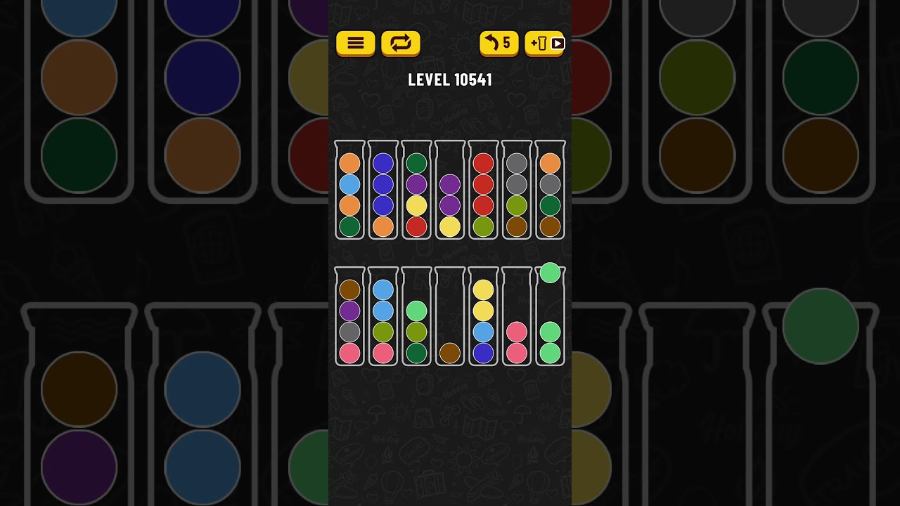 Ball Sort Puzzle Level 10541 /Ball Sort Color Water Puzzle Level 10541 Water Sort Puzzle Level 10541