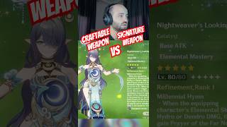 Craftable Weapon Vs Signature Weapon For