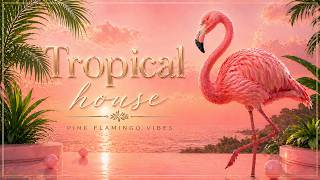 Pink Flamingo Vibes 🦩 Soft Tropical House | Sunset Chill Mood screenshot 1
