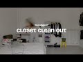 trying on every clothing item I own | extreme closet declutter after moving | ep. 01