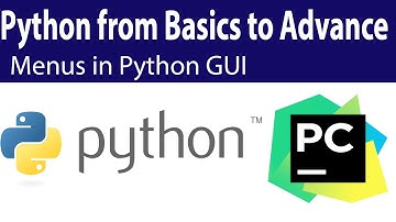 Menu in Python GUI || Learn Python From Basics to Advance || Azhar Electronics