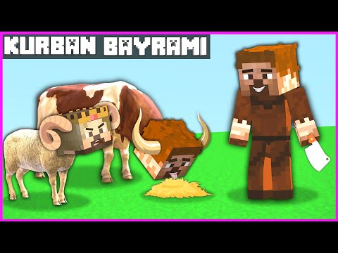 QURBAN BAYRAMINDA KÜLƏĞİ KESDİK! 😂 - Minecraft