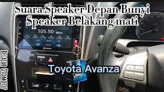 Speaker depan dan Belakang tidak bunyi saat mengidupkan audio