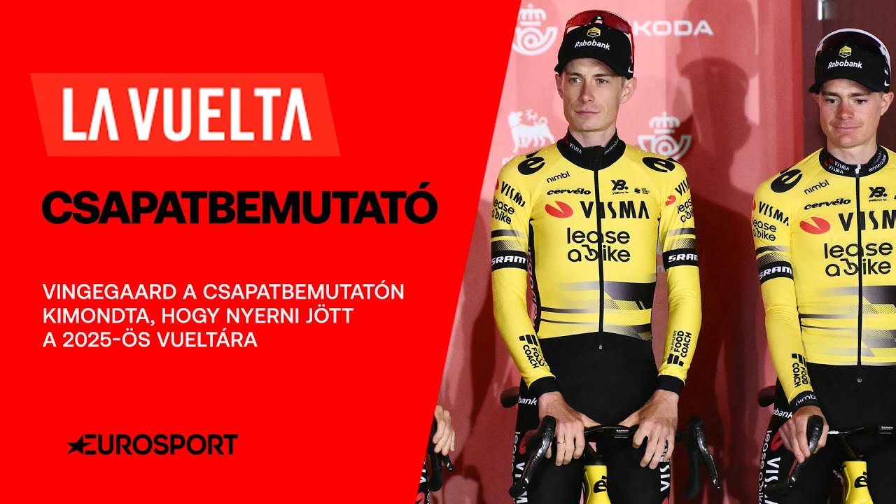 Vuelta 2025 csapatbemutató: Jonas Vingegaard kimondta, hogy nyerni jött a Vueltára