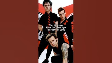 Top 10 Songs from 20 Years Ago (February 19, 2005) #bbydisc #music #throwback #2005 #onthisday