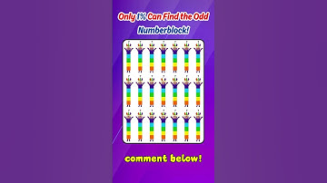 Only 1% Can Find the Odd One Numberblock! 🔢👀 Can YOU Spot It?