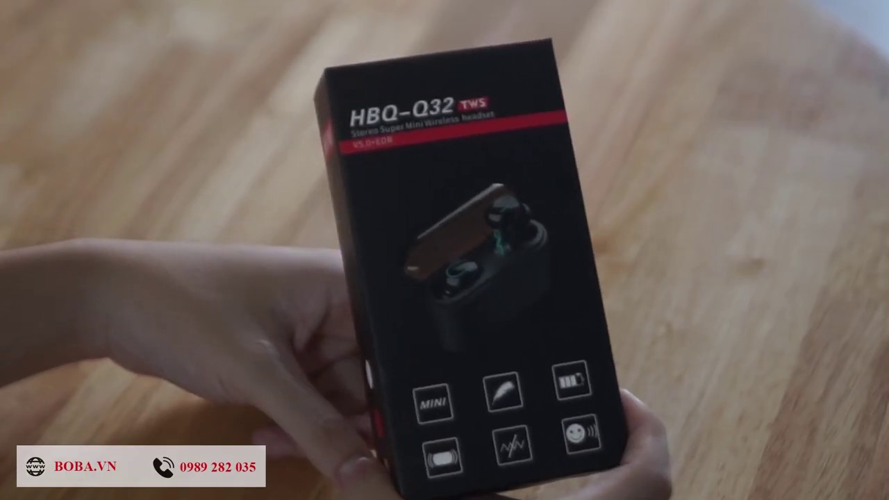 Review sản phẩm bộ tai nghe Bluetooth không dây TWS HBQ Q32 - Chống ...