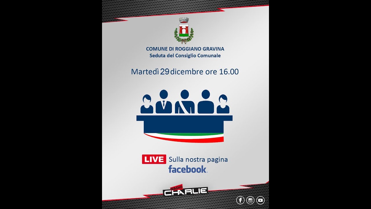 Consiglio Comunale Roggiano Gravina 29-12-2020