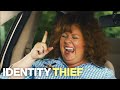 Identity thief  singing to the radio  film clip