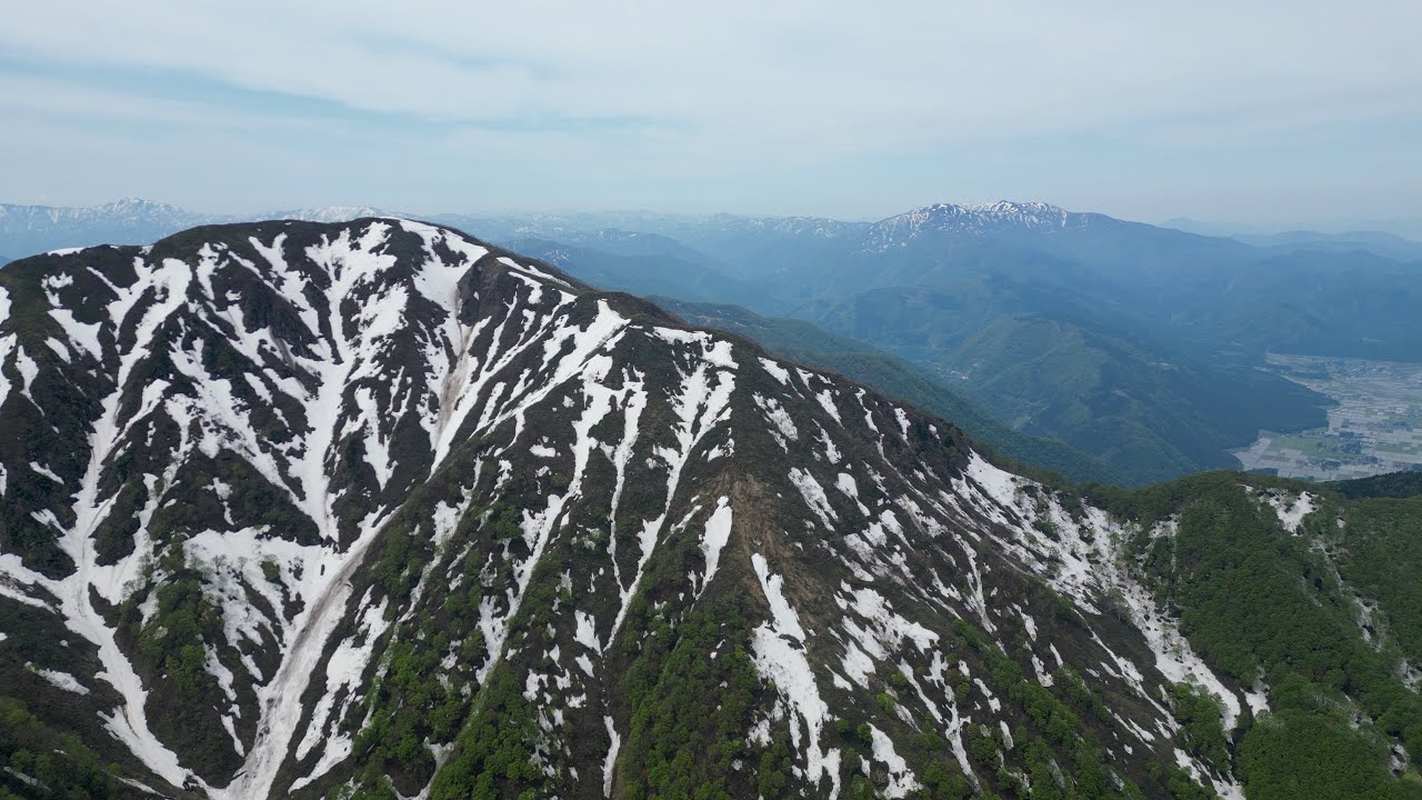 【空撮 　日本百名山】042【荒島岳】[Aerial photography 100 Famous Japanese Mountains] 042 [Arashimadake]