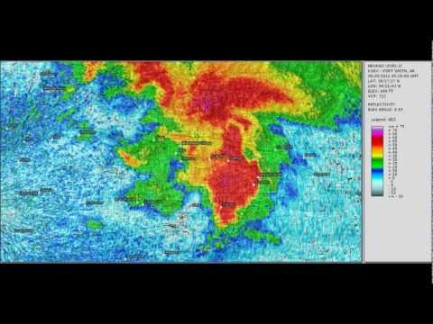 Doppler Radar - Denning Arkansas Tornado
