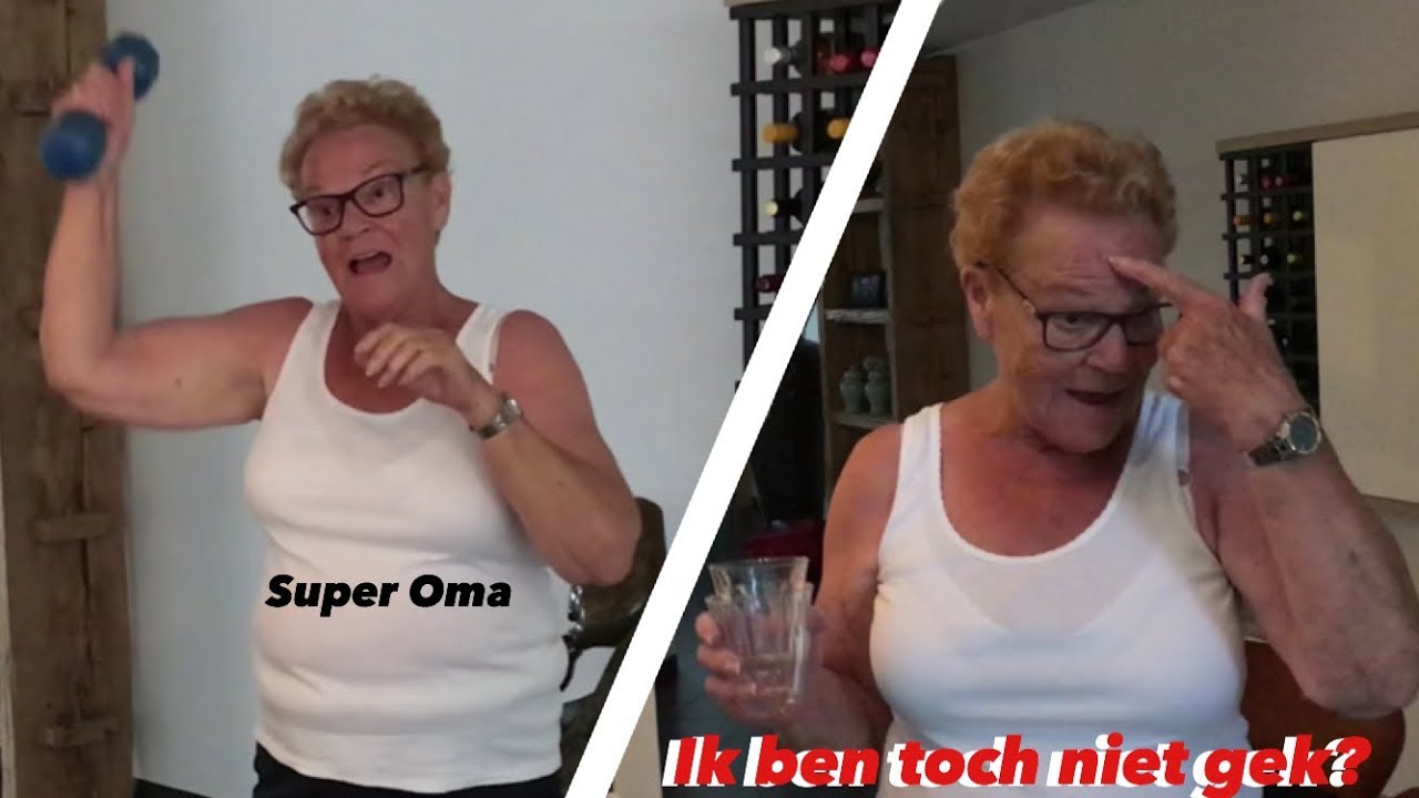 Oma Heeft Haat Op De Sportschool Youtube