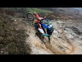 Freeriding on KTM 150 SX