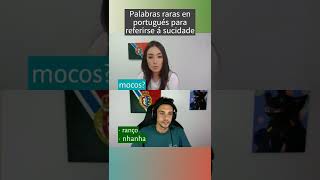 Formas raras de referirse á sucidade en portugués #DígochoEu #ApuntamentoLusófono