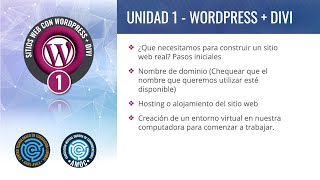 Wp2023 Clase1-  Clasee 1 Curso Wordpress con DIVI Nivel inicial