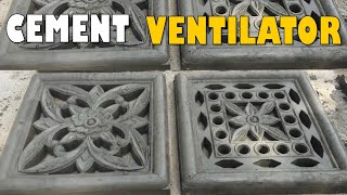 Cement Ventilator || Cement Jali By Traditional Techniques || Yellow Skills #handmade #creativity