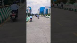 Hitech City to Cable Bridge Flyover | Hyderabad IT Corridor | KCR | KTR | BRS #travel #shorts