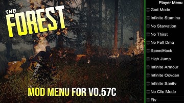 The Forest Mod Menu For v0.57c (Mediafire Link In Description)