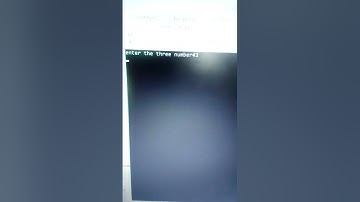 Write Program that Input Three numbers From User and Check the Smallest Number Using If, Else If
