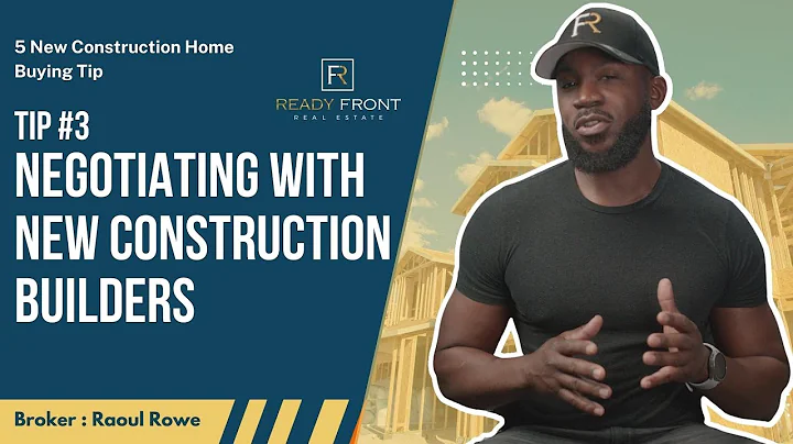 5 New Construction Home Buying Tip | Tip #3 Negotiating with New Construction Builders