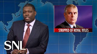 Weekend Update Prince Andrew Loses Royal Les, Special Olympics Slam Kid Rock For Using Slur