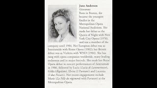 JUNE ANDERSON - VERDI - GIOVANNA D’ARCO - LONDON - 1996