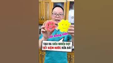 Miếng rửa bát Scrub Mommy Cho NGƯỜI GIÀU  nhưng tính ra lại tiết kiệm- tiktok: Long Râu Trải Nghiệm