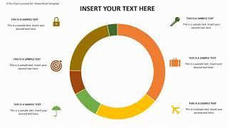 6 Step Circular Design for PowerPoint Template