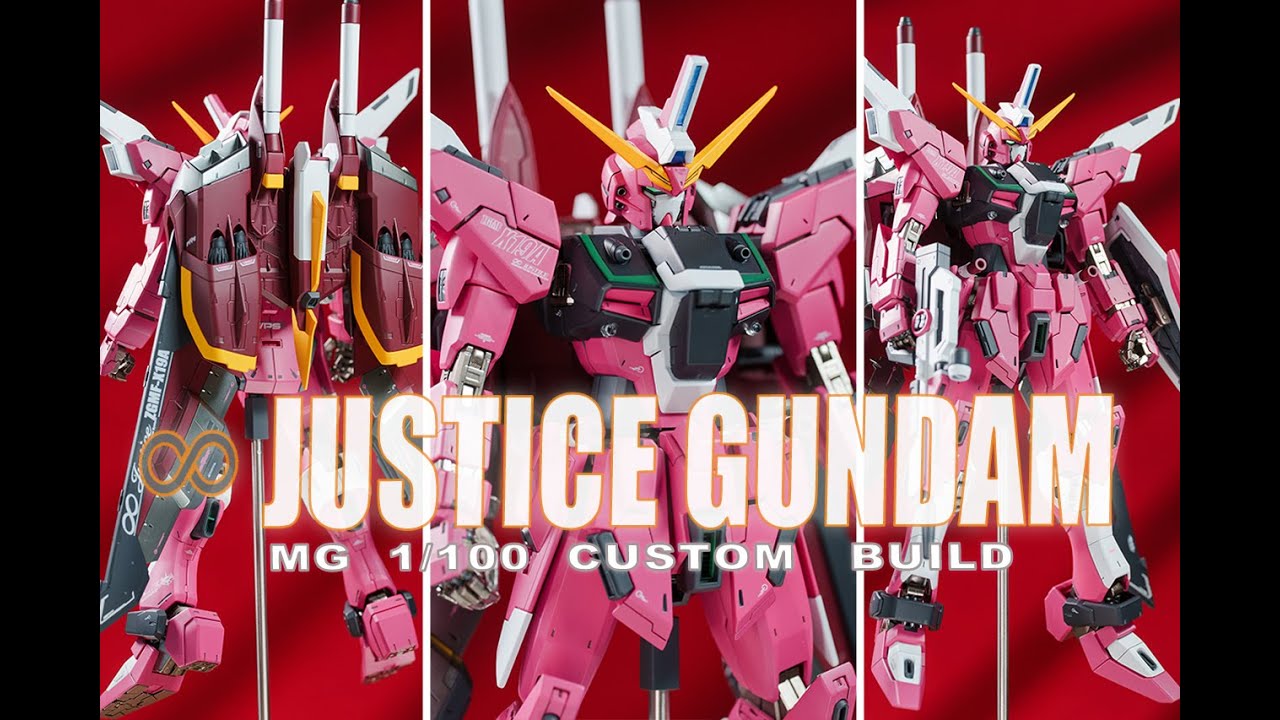 ♾️JUSTICE GUNDAM CUSTOM BUILD | The Making of Infinite Justice