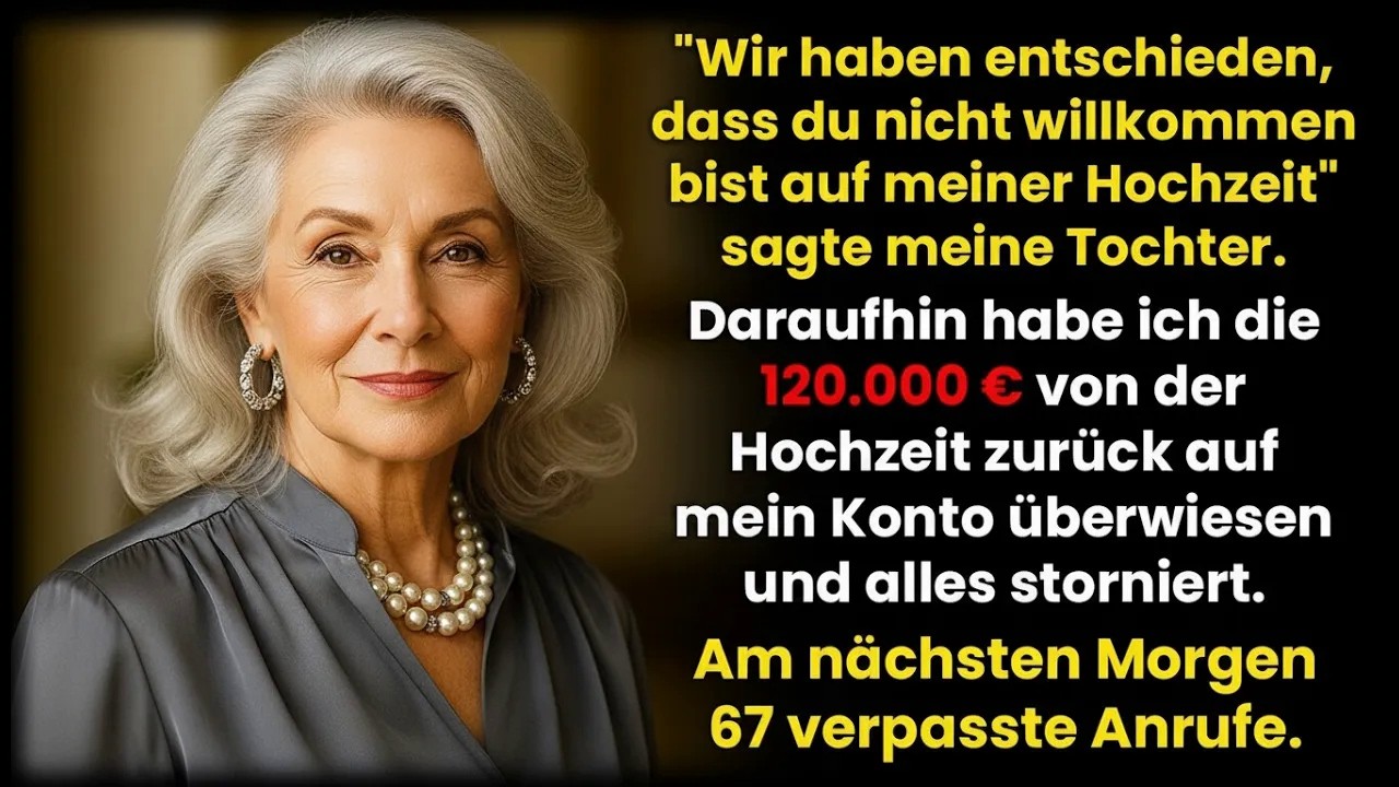 „Du bist auf meiner Hochzeit nicht erwünscht“, sagte meine Tochter…