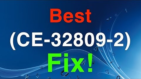 PS4 Error (CE-32809-2) Download Error FIX!