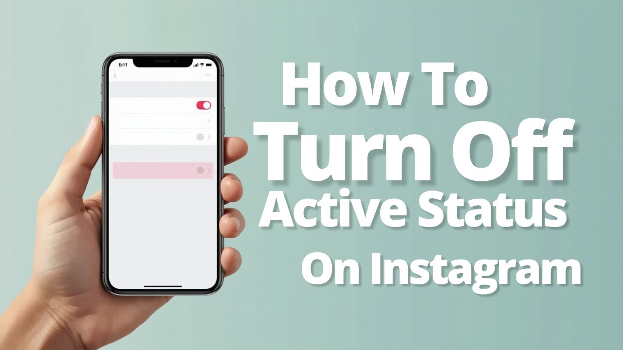 How To Turn Off Active Status On Instagram - YouTube