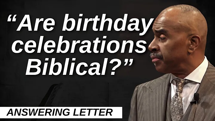 Pastor Gino Jennings Answers the Question: Are Birthday Celebrations Against the Bible?