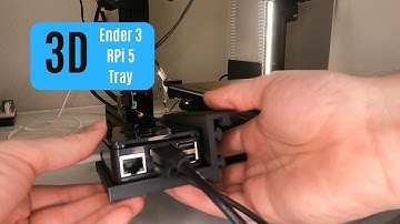3D Printed Ender 3 Raspberry Pi 5 Tray