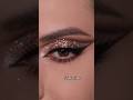 Viral Golden Smoky Glam Eye Makeup✨️ #makeuptutorial #makeup #eyemakeup #viralvideo #youtubeshorts