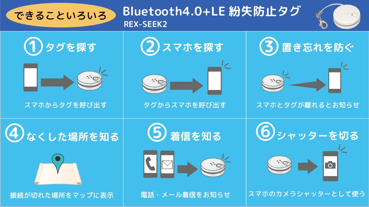 できることいろいろ 紛失防止タグ Rex Seek2 Youtube できることいろいろ 紛失防止タグ Rex Seek2 Youtube