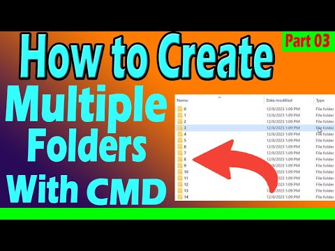Create multiple folders