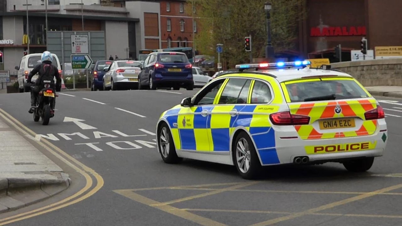 Kent Police Traffic Car Performing a Traffic Stop on Motorbike YouTube
