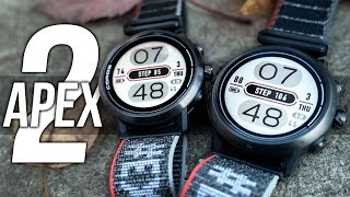 COROS APEX 2 and APEX 2 PRO - New HR Sensor, Offline Mapping, and CRAZY Battery Life!